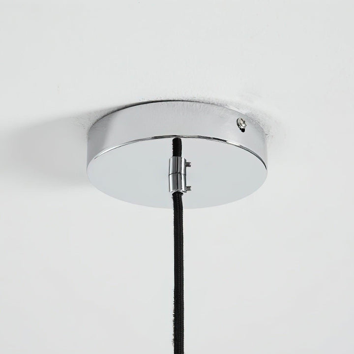 Earth-toned brown Hawii chandelier, a sculptural modern designer light.