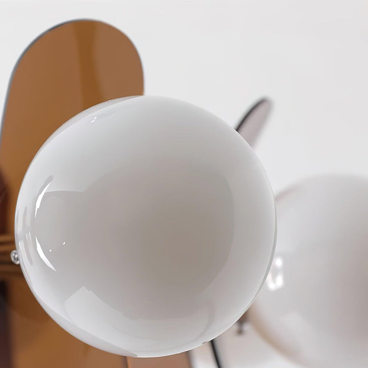 Hawii sculptural pendant in natural brown finish, modern contemporary lighting.