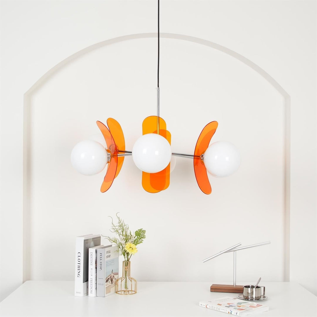 Hawii sculptural lamp, a striking modern designer pendant light.