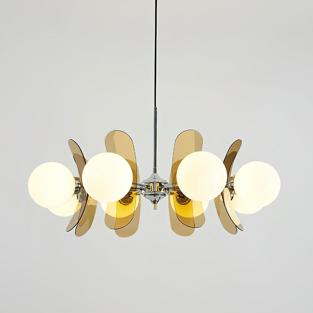 Modern Hawii pendant light for living room, a sculptural designer chandelier.