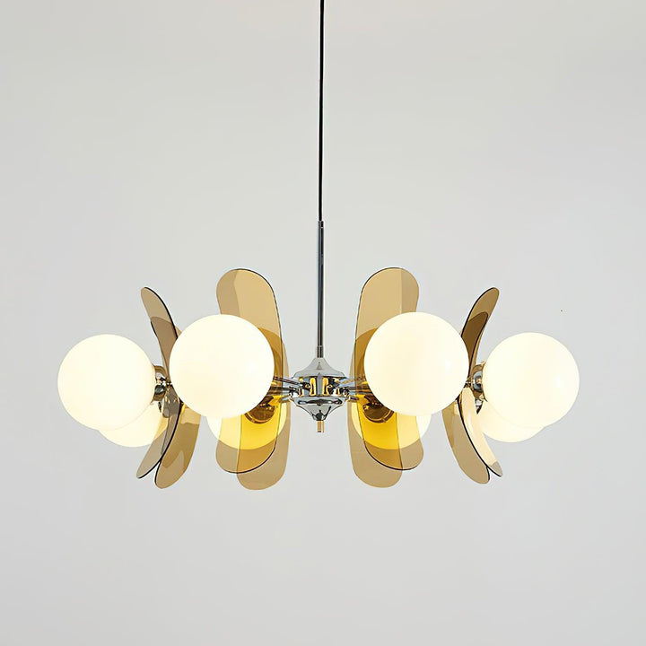 Modern Hawii pendant light for living room, a sculptural designer chandelier.