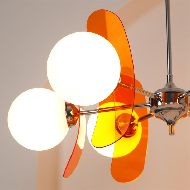 Designer brown Hawii pendant, modern lighting for a sophisticated living room.