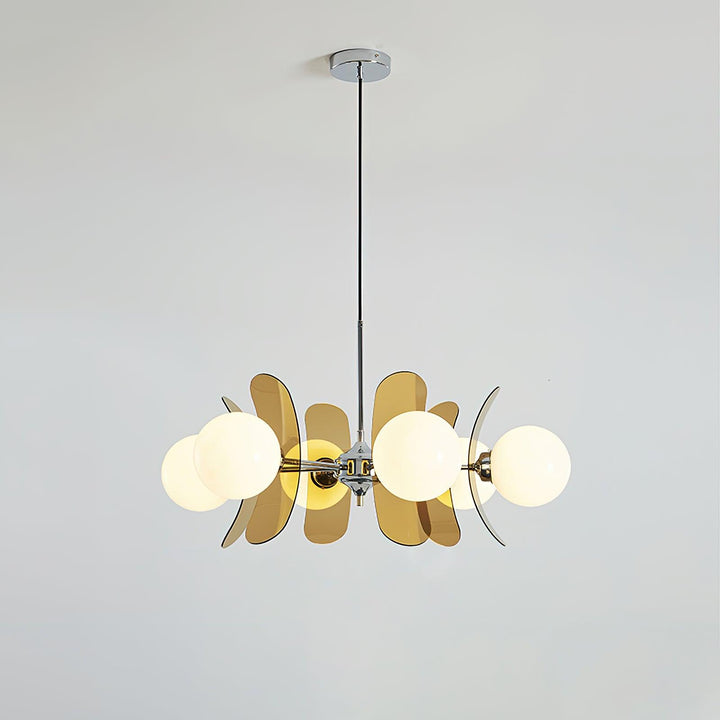 Organic-shaped Hawii sculptural lamp, a modern designer pendant for ambient lighting.