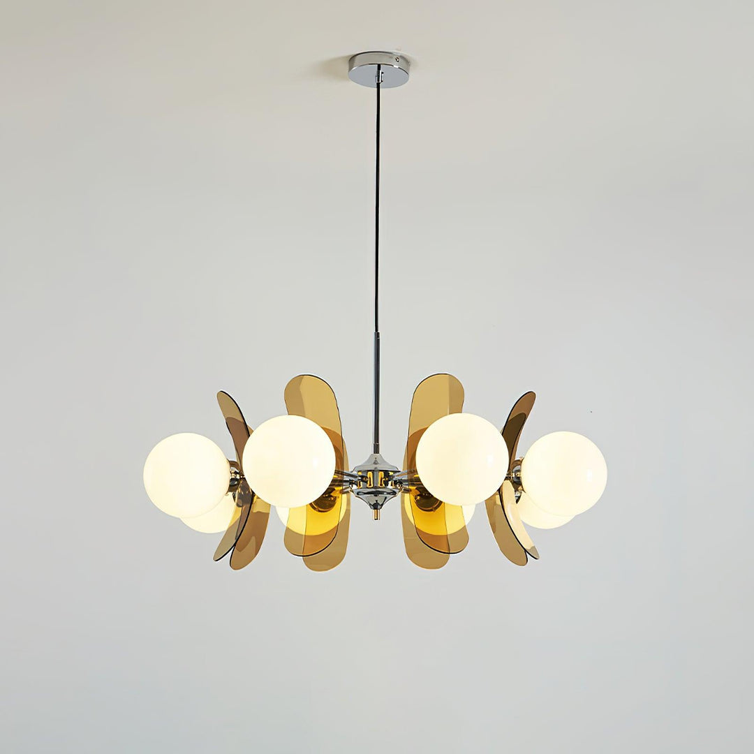 Hawii light fixture, a sculptural orange pendant for modern home ambiance.