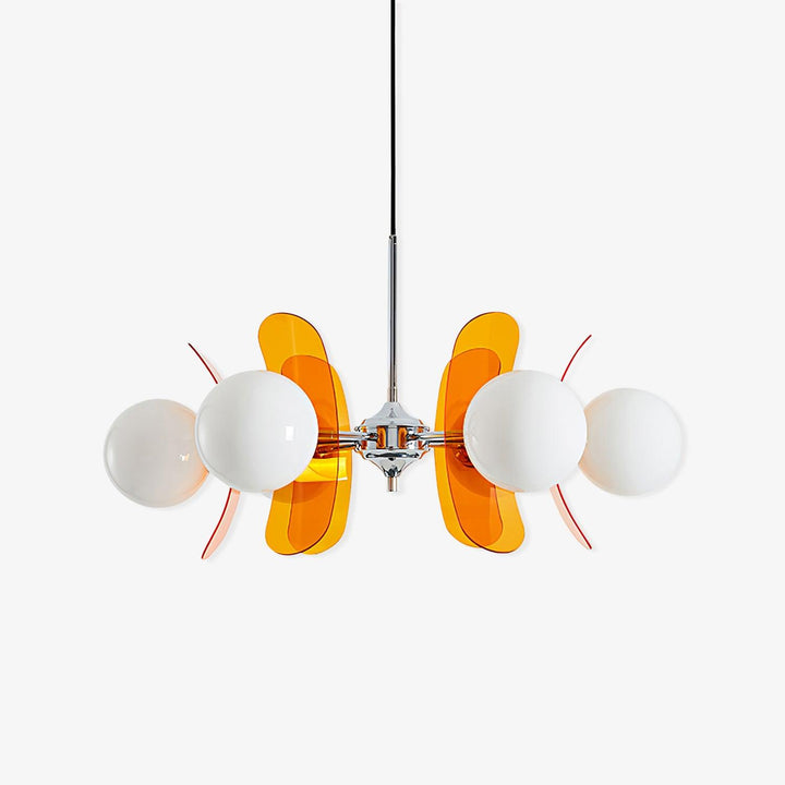 Minimalist modern Hawii pendant, sculptural lighting for a chic aesthetic.