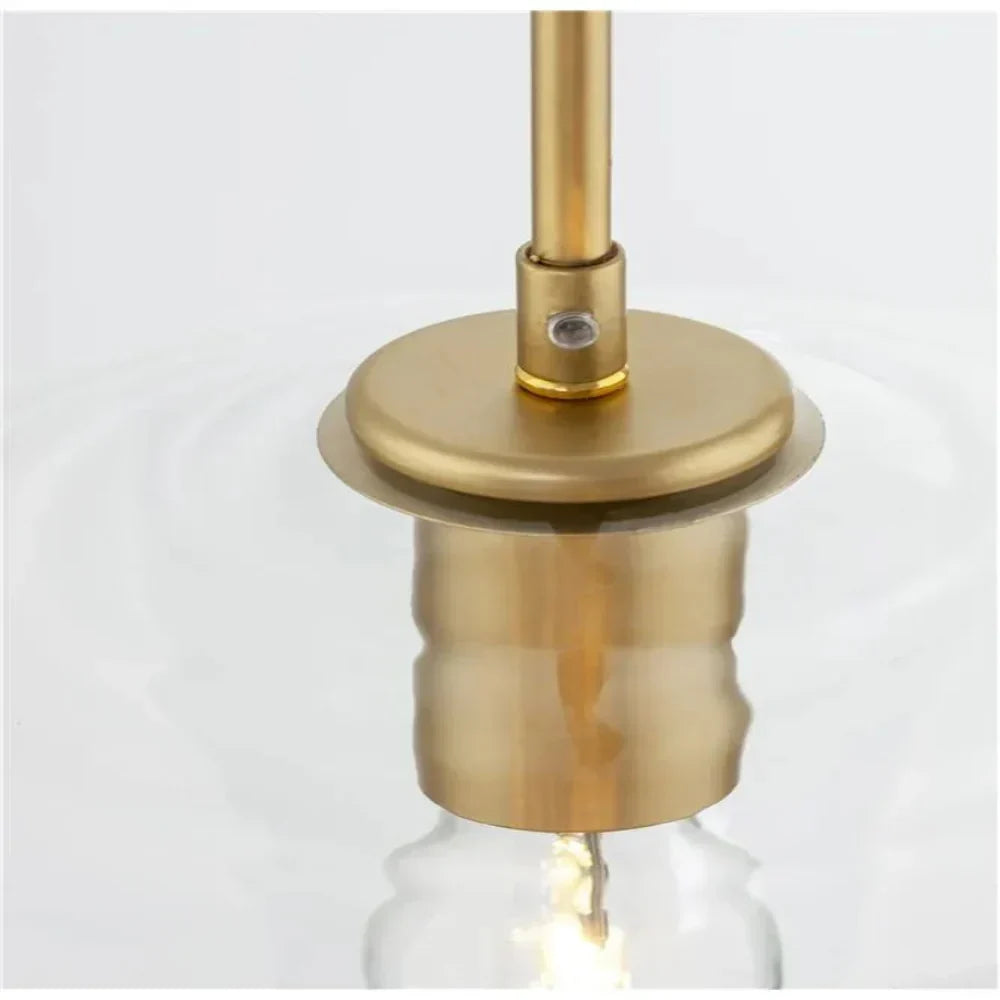 Crystal-clear diamond pendant light, a contemporary fixture for stylish bedrooms.