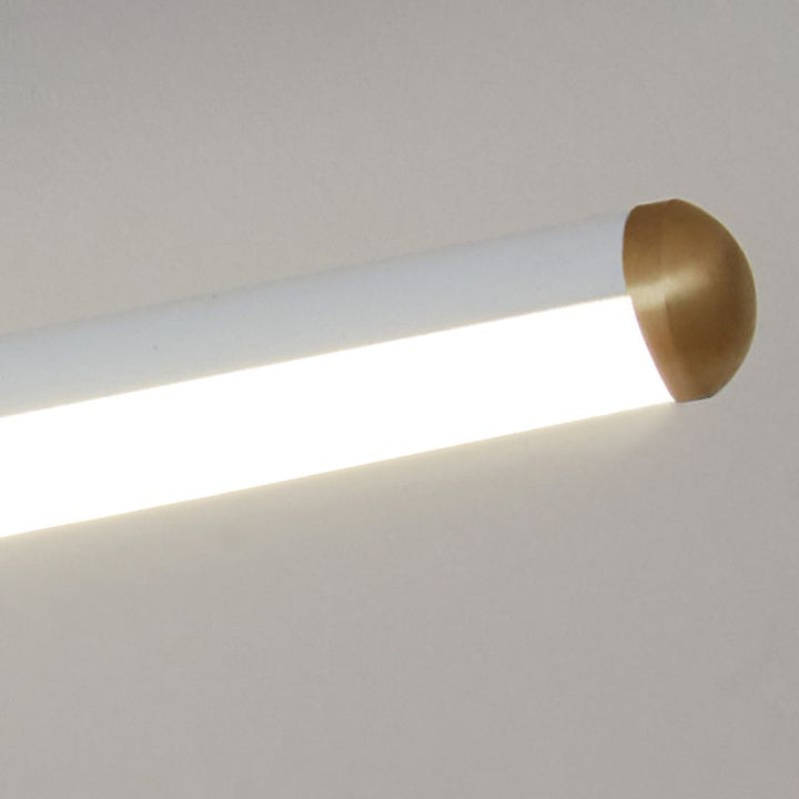 Install a modern linear flush mount LED ceiling light for efficient, sleek illumination.