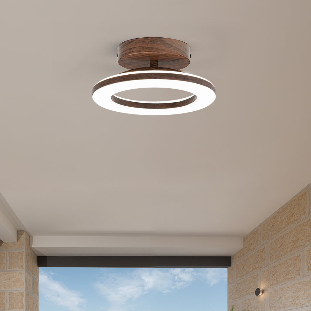 Minimalist LED ceiling light, perfect for adding a modern touch and soft glow to any room.