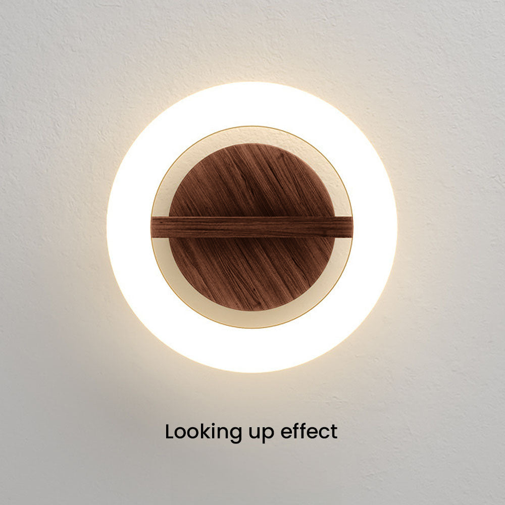 Contemporary LED disc ceiling lamp, durable design provides long-lasting, bright illumination.