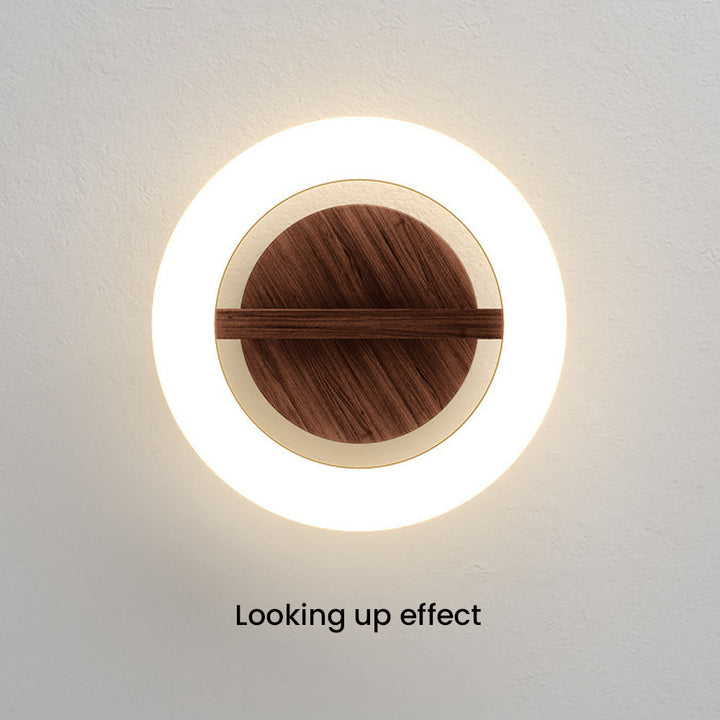Contemporary LED disc ceiling lamp, durable design provides long-lasting, bright illumination.