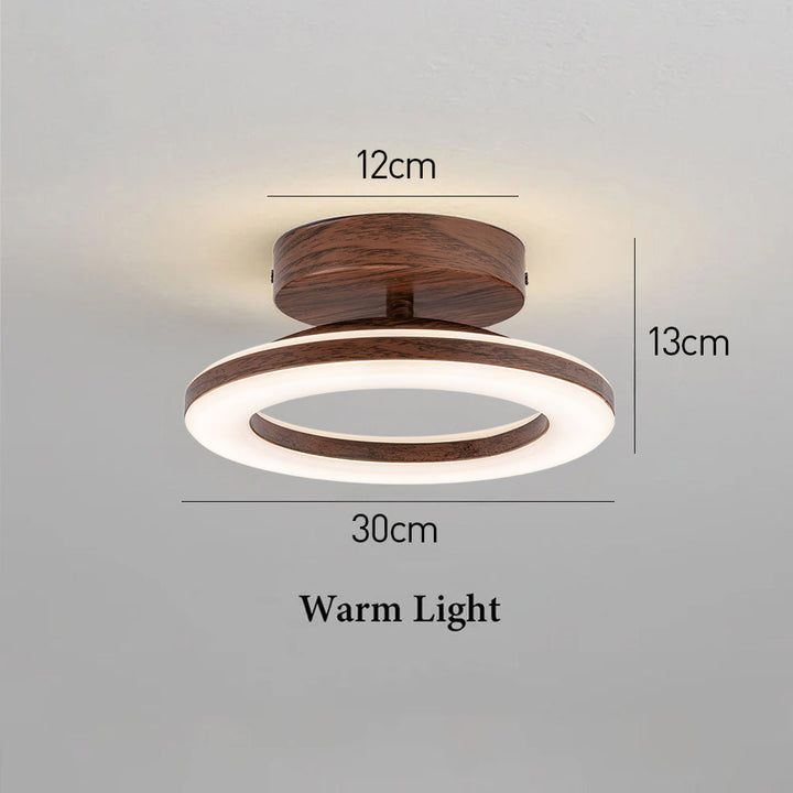Energy-efficient LED ceiling lamp, sleek disc shape, ideal for modern home and office lighting.