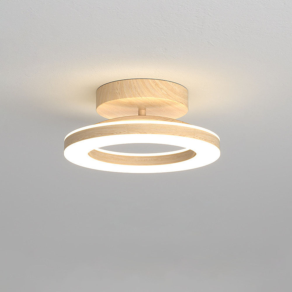 Round LED ceiling light, modern minimalist style for bright and efficient home decor.