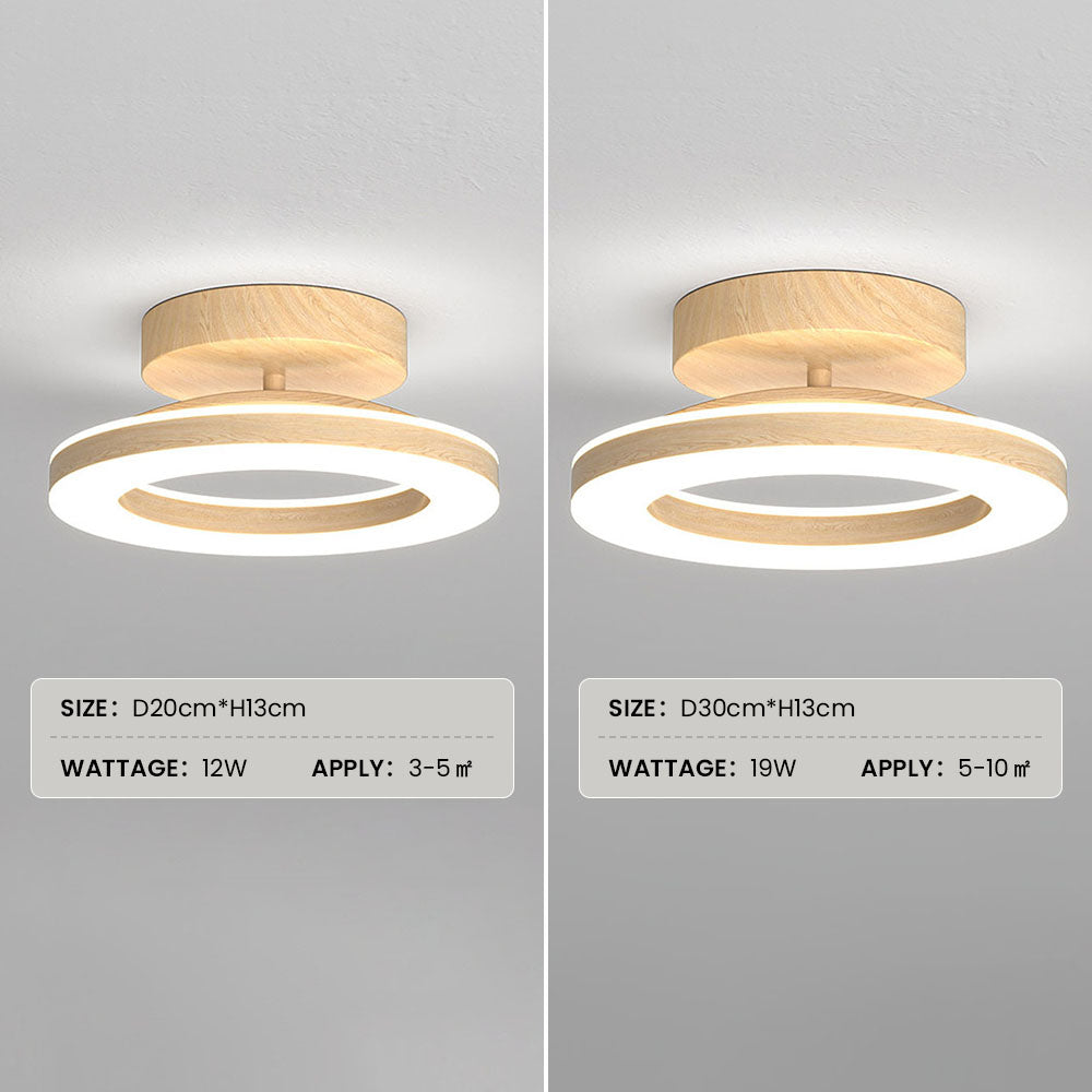 Minimalist LED ceiling lamp, offering bright, ambient light to any modern interior.