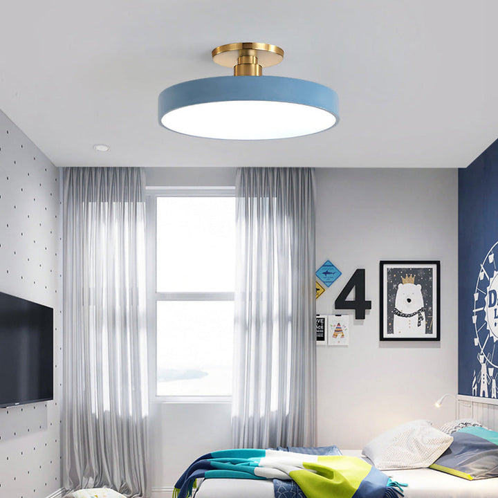 Decorative modern LED ceiling lamp, stylish accent for any home interior design.