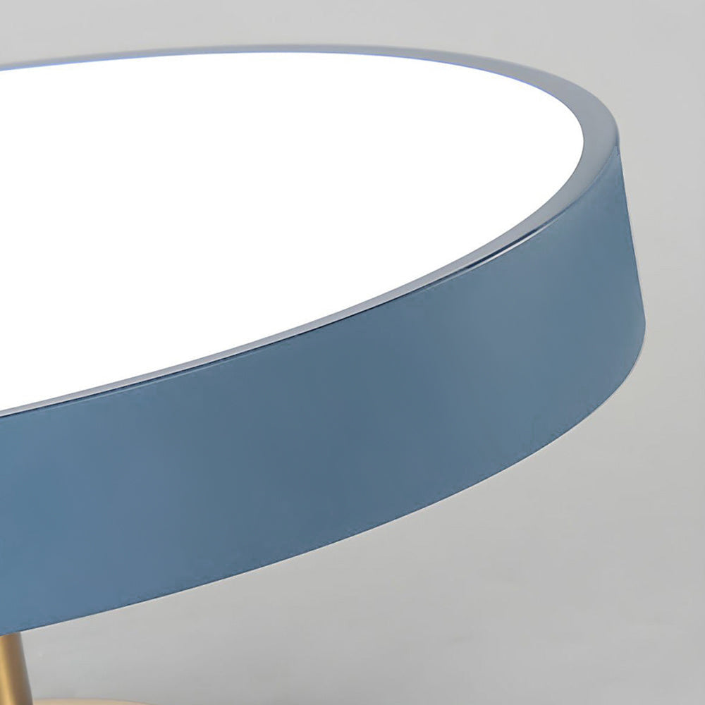 Contemporary LED ceiling lamp, flush mount design for modern, energy-efficient homes.