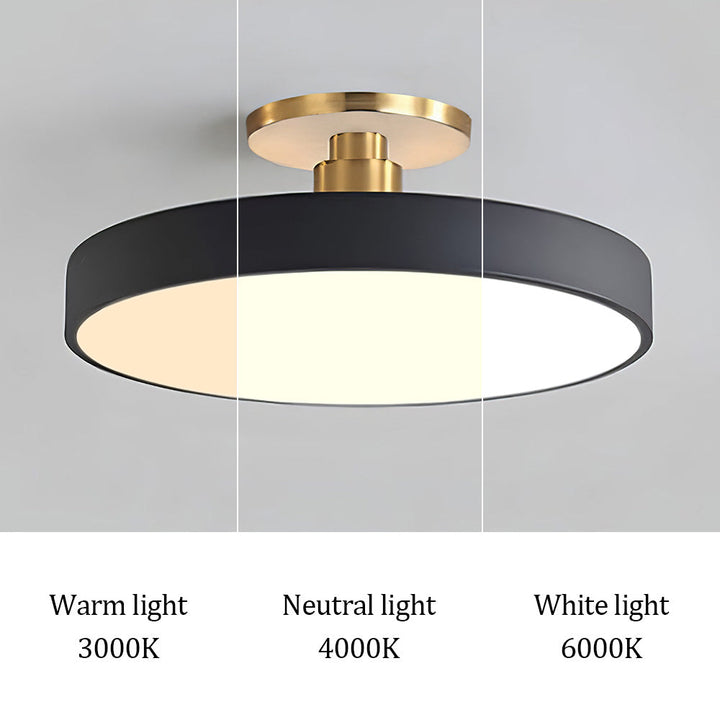 Sleek design modern LED ceiling light, flush mount for a clean, contemporary look.