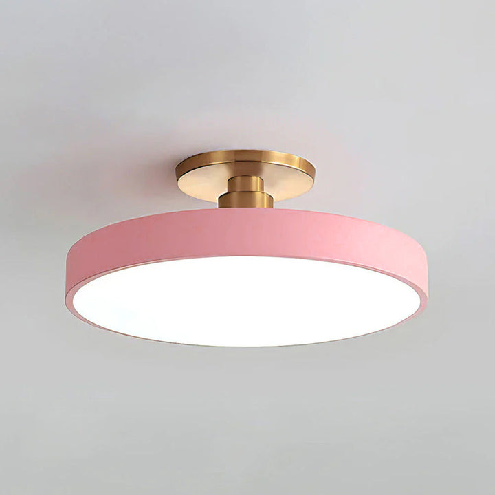 Dynamic smart LED home lighting ceiling lamp, modern, dimmable, and multi-color.