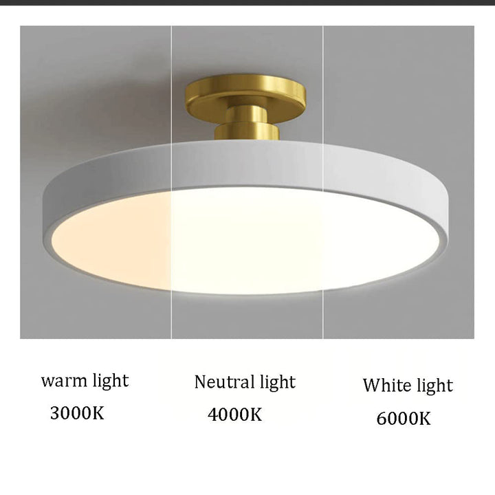 Dining room modern LED ceiling light, stylish and multi-color for enhanced ambiance.
