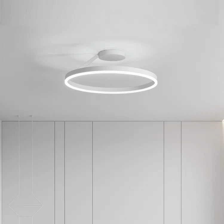 Dimmable LED ceiling light, perfect for creating a cozy bedroom atmosphere.