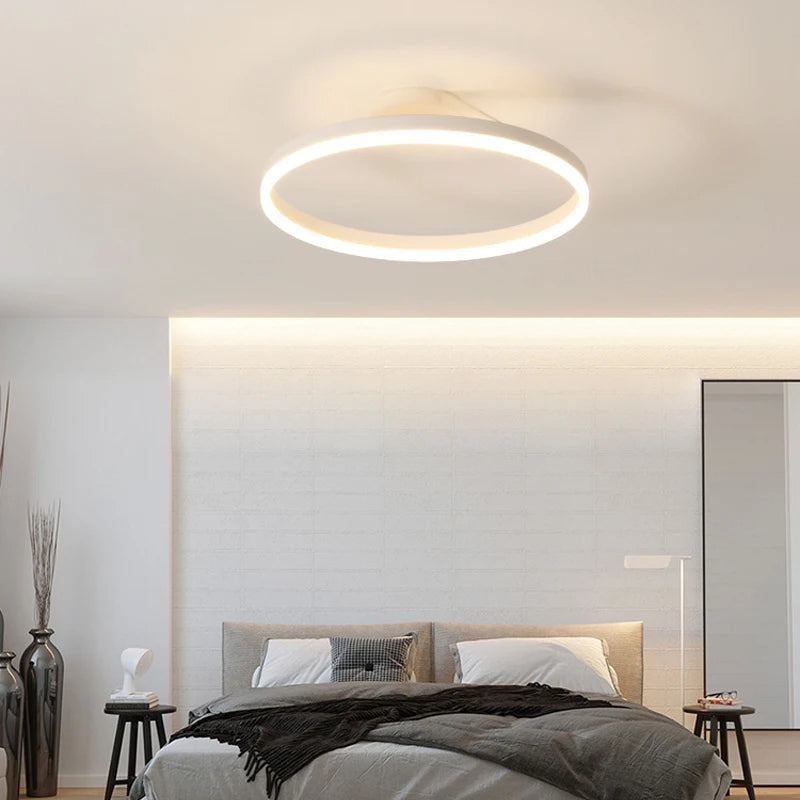 Modern LED ceiling light, designed with a focus on simple elegance.