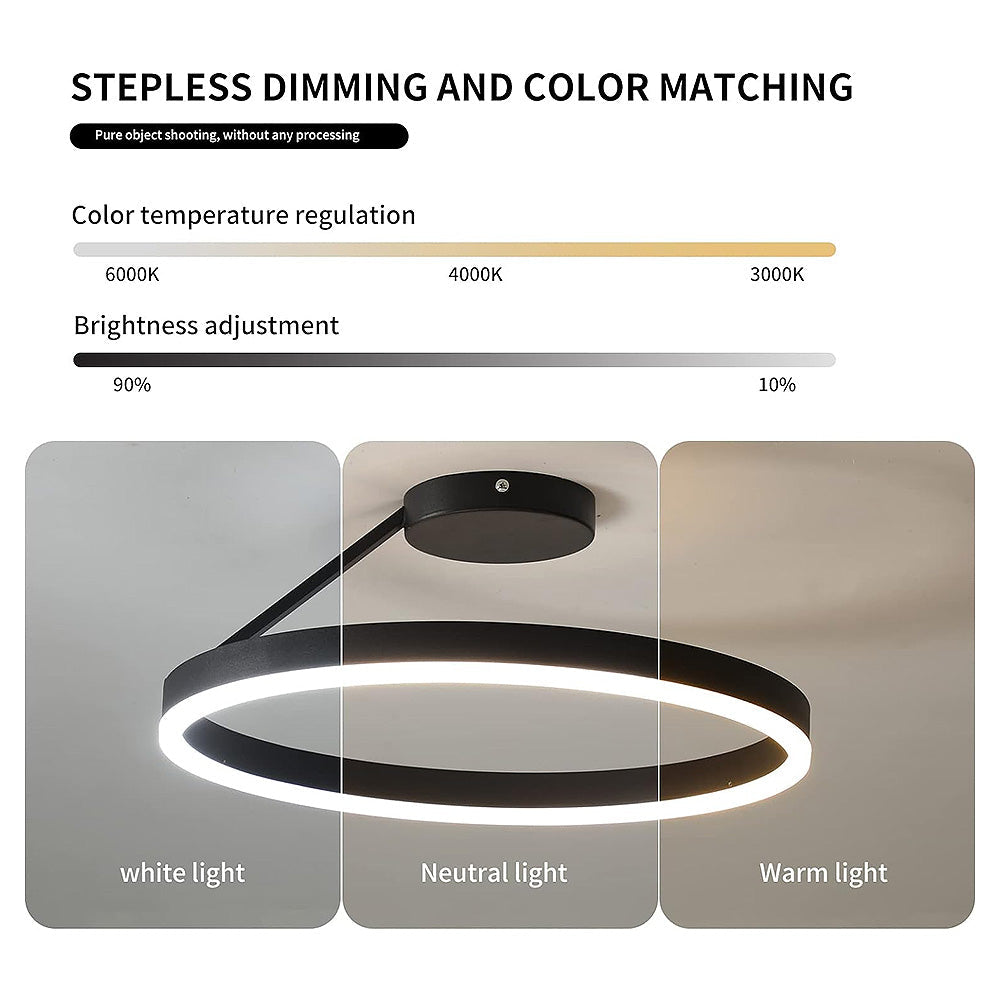 Modern LED ceiling light, a sophisticated touch for entryways and halls.