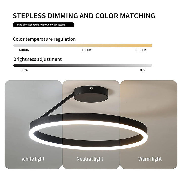 Modern LED ceiling light, a sophisticated touch for entryways and halls.
