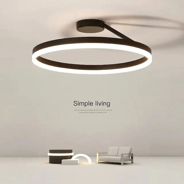 Energy-efficient LED ceiling fixture, a smart choice for modern sustainable homes.