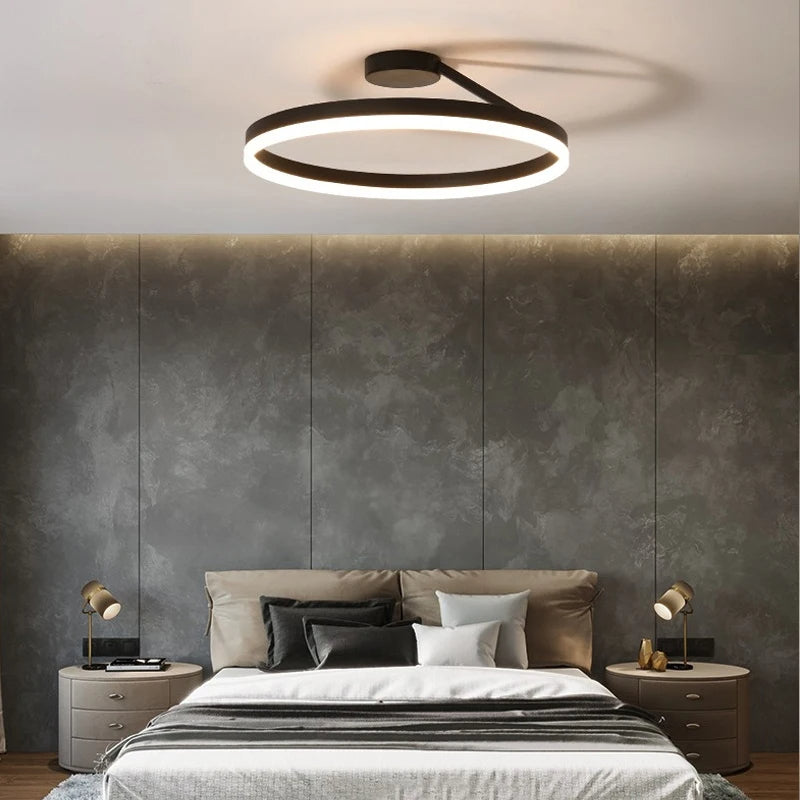 Stylish LED ceiling light, contemporary design fits seamlessly into any decor.