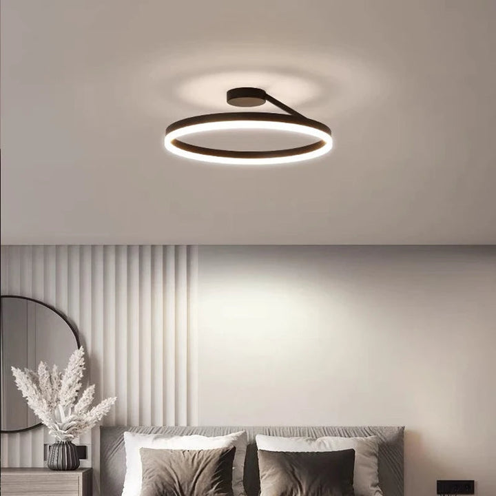 Contemporary LED ceiling light, a perfect blend of form and function for modern spaces.
