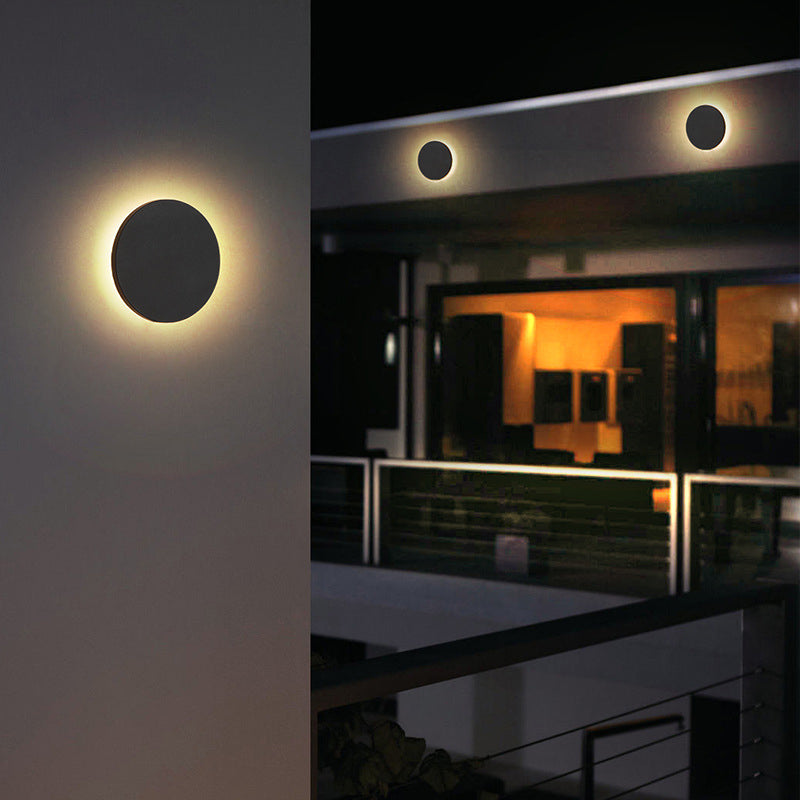 Durable LED outdoor wall light, waterproof for all-weather exterior use.