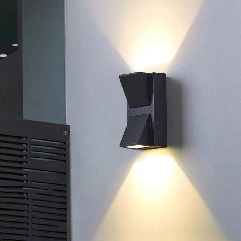 Weatherproof LED outdoor wall light sconce, a durable modern solution for garden & exterior lighting.
