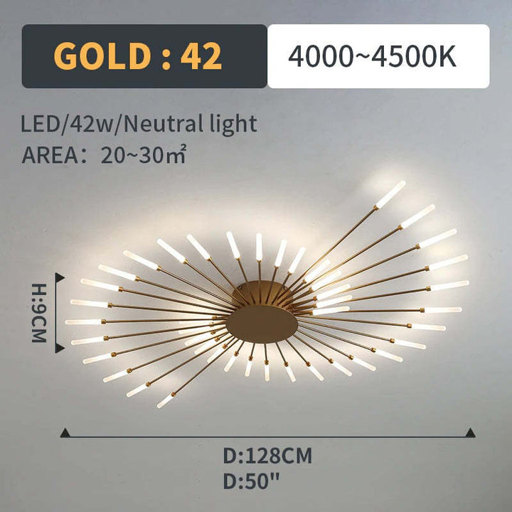 Stylish dimmable black spiral LED flush mount, contemporary decor piece.