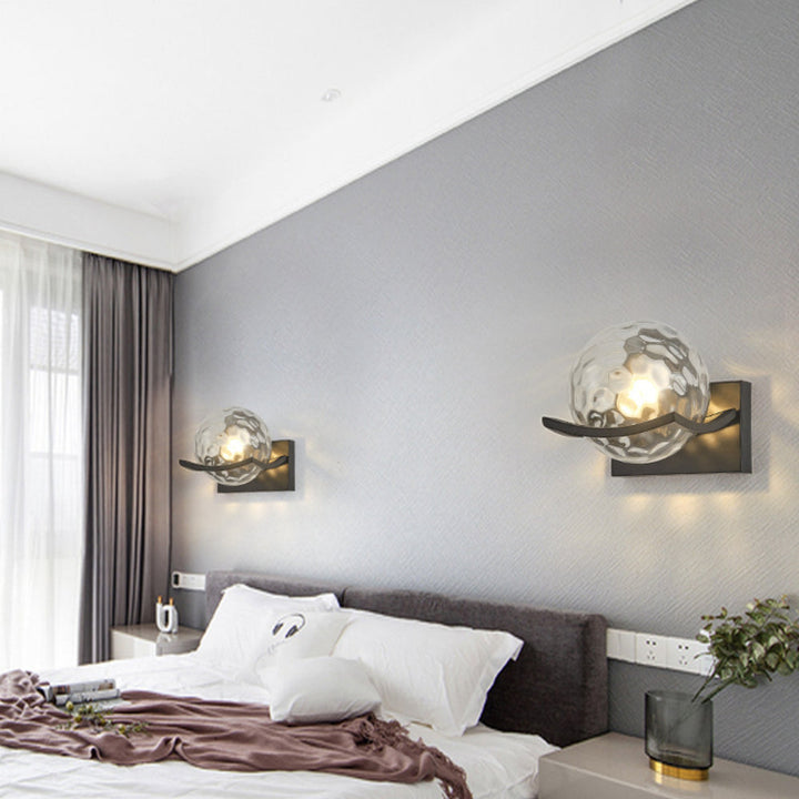 Sleek modern LED wall light, ideal for living room or hallway, enhancing home ambiance.