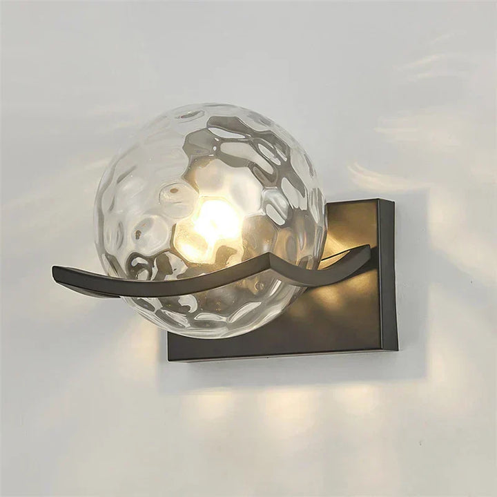 Stylish modern LED wall sconce, perfect for contemporary wall decor and bright hallway light.