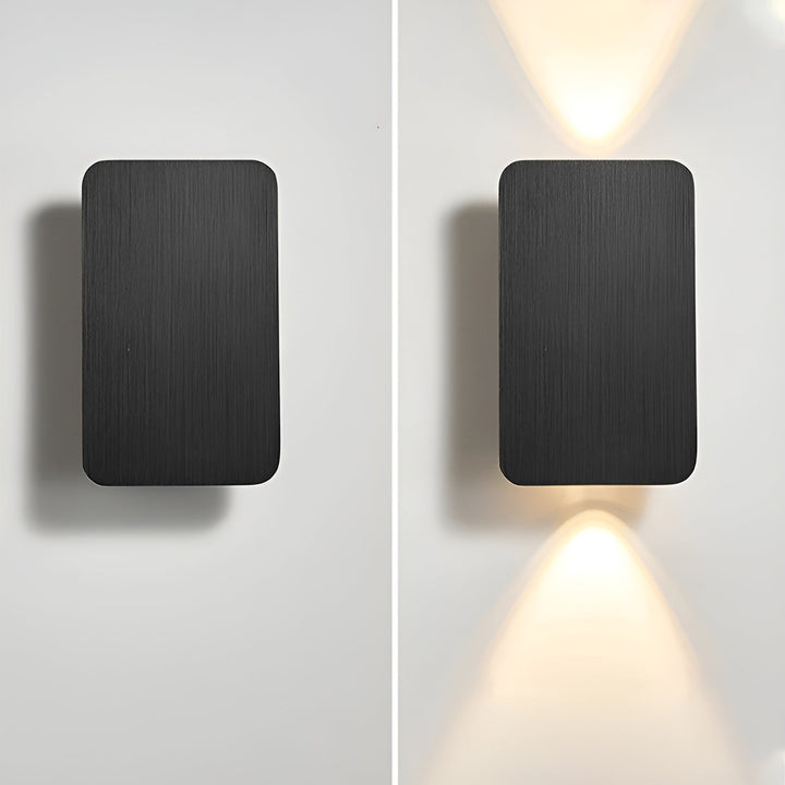 Contemporary lighting solution: LED wall lamp with upward and downward illumination