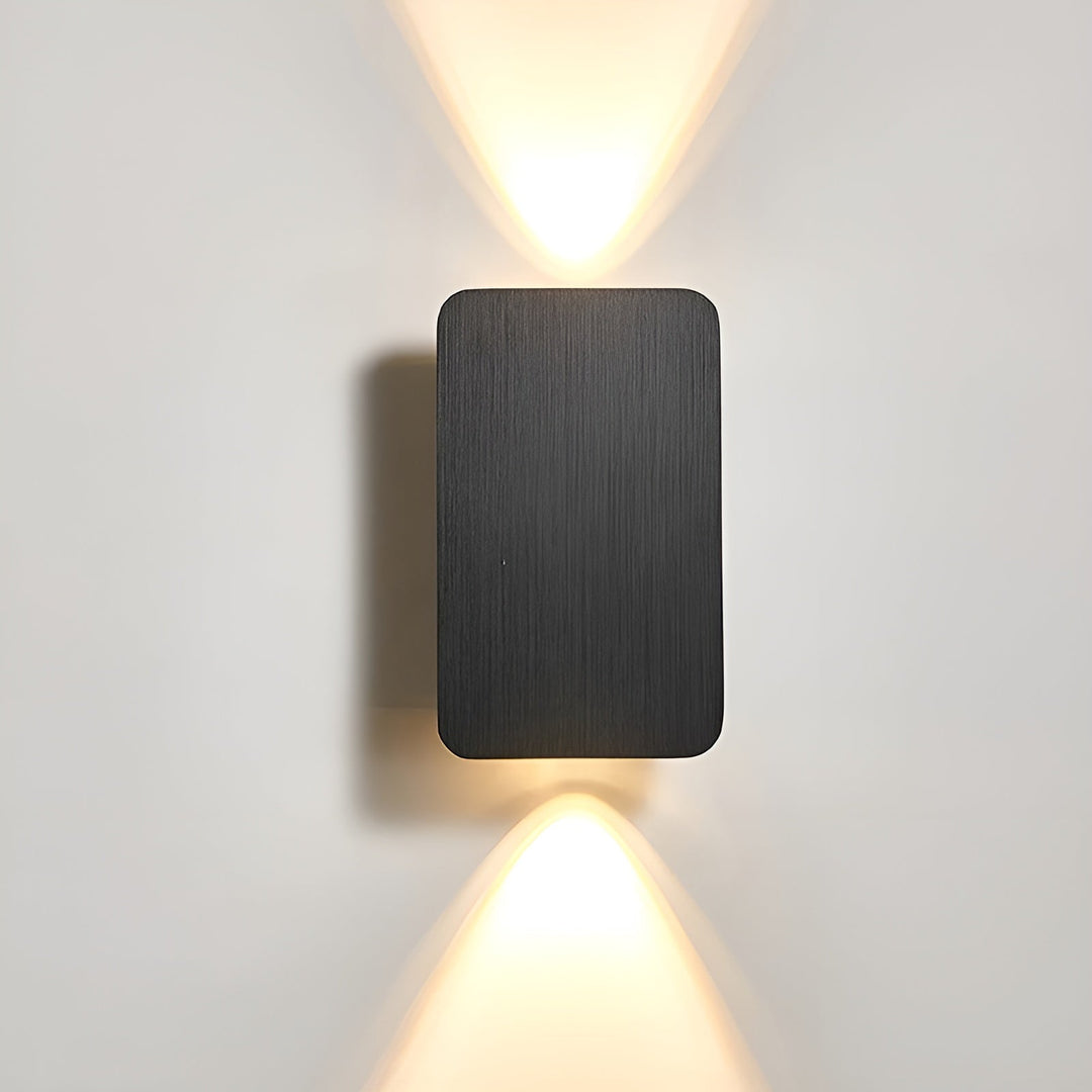 Versatile LED wall lamp providing ambient lighting for living rooms and entryways