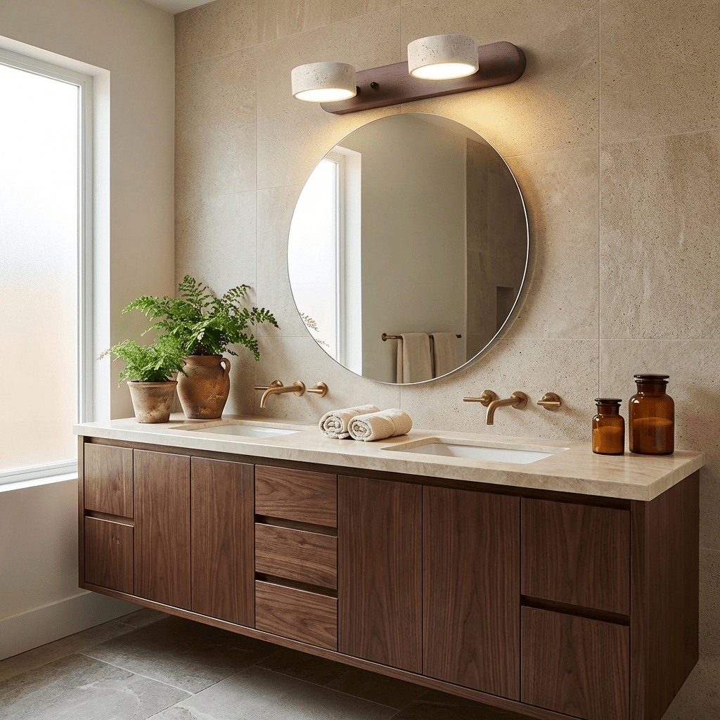Slim LED wall fixture, modern lighting solution for stylish interior design.