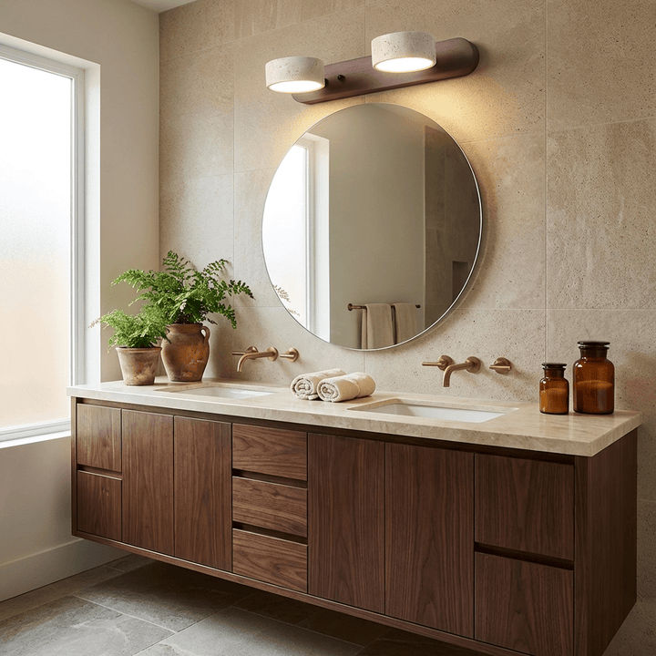 Slim LED wall fixture, modern lighting solution for stylish interior design.