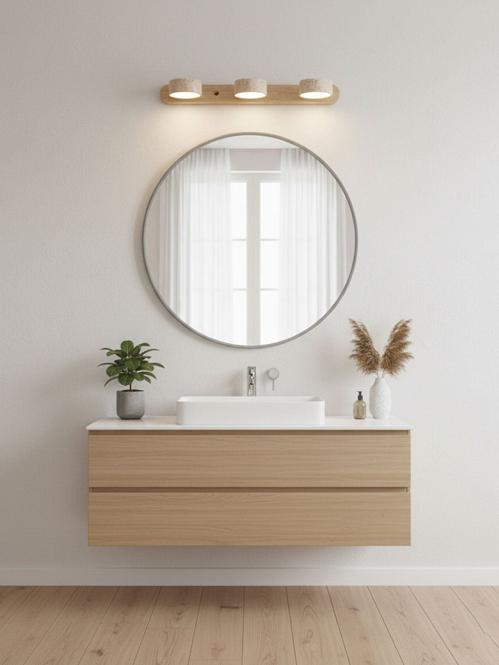 Modern LED wall light, elegant accent for enhancing any room's atmosphere.
