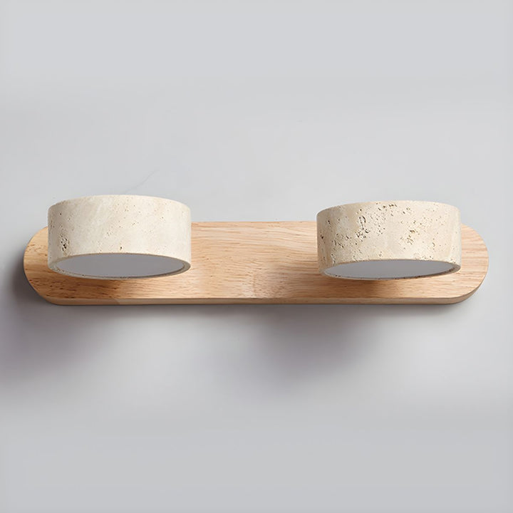Stylish LED wall fixture, contemporary design for bedroom accent lighting.