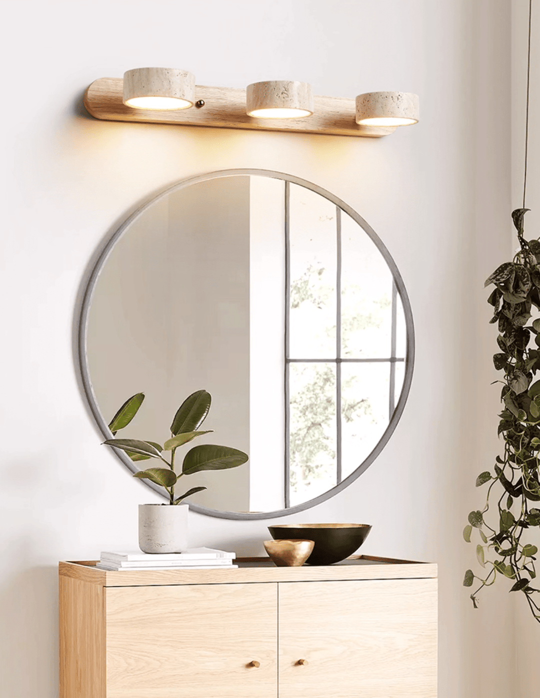 Minimalist LED wall lamp, perfect for clean and modern home interior design.
