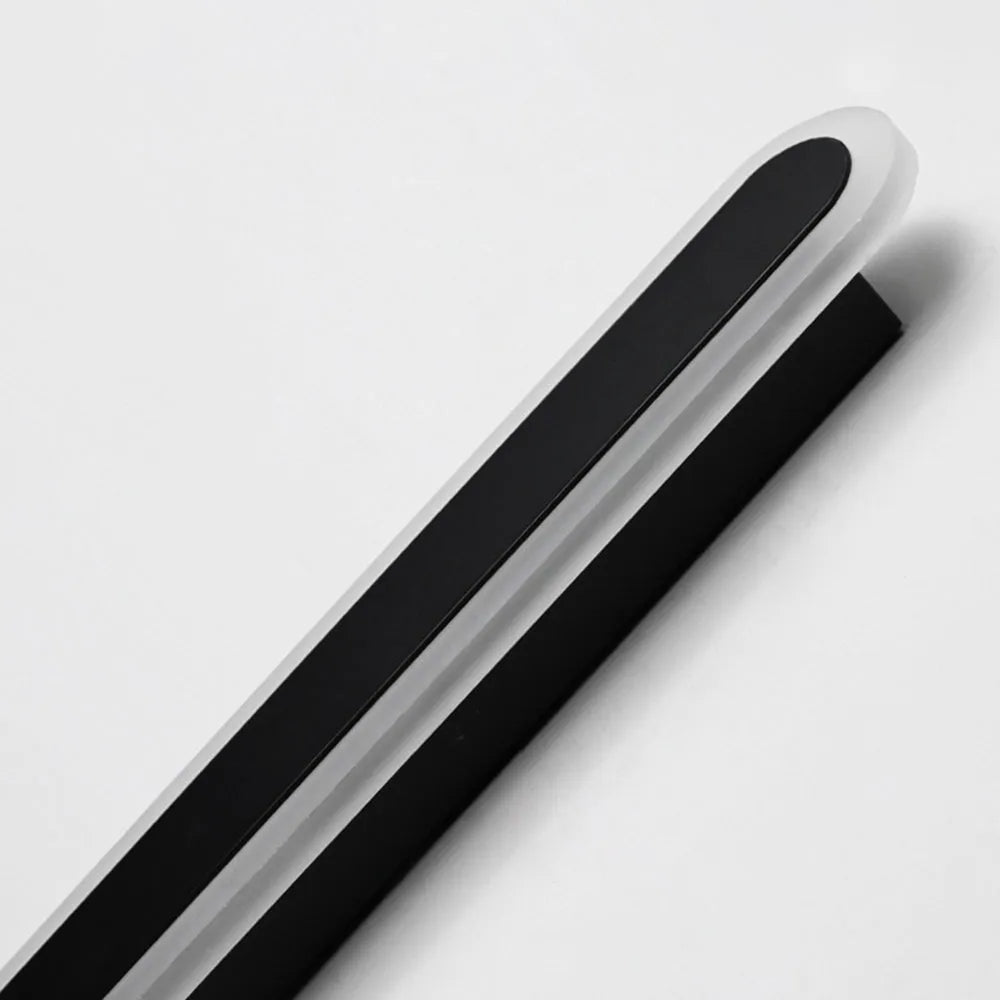 Contemporary linear outdoor wall light, LED technology, modern aesthetic, motion activated.