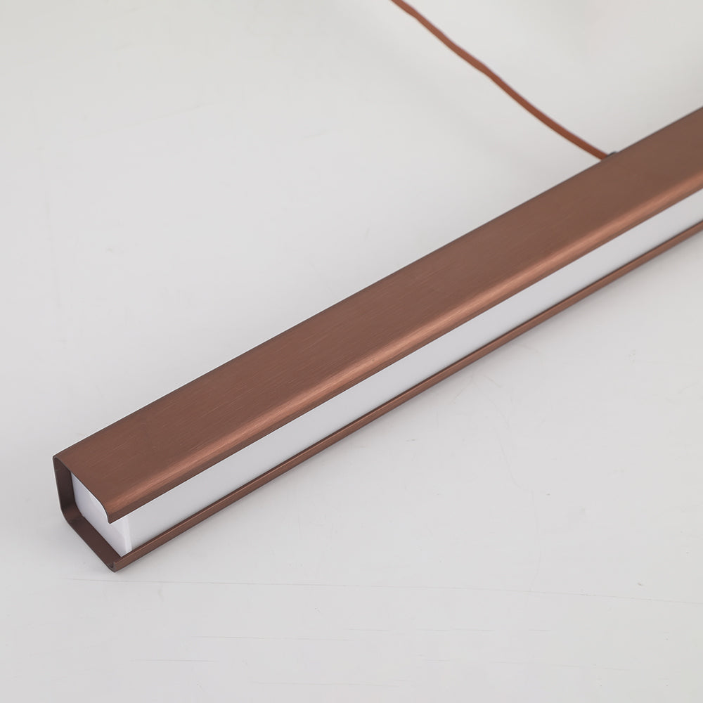 Elegant modern linear lighting, perfect over dining tables or kitchen islands.