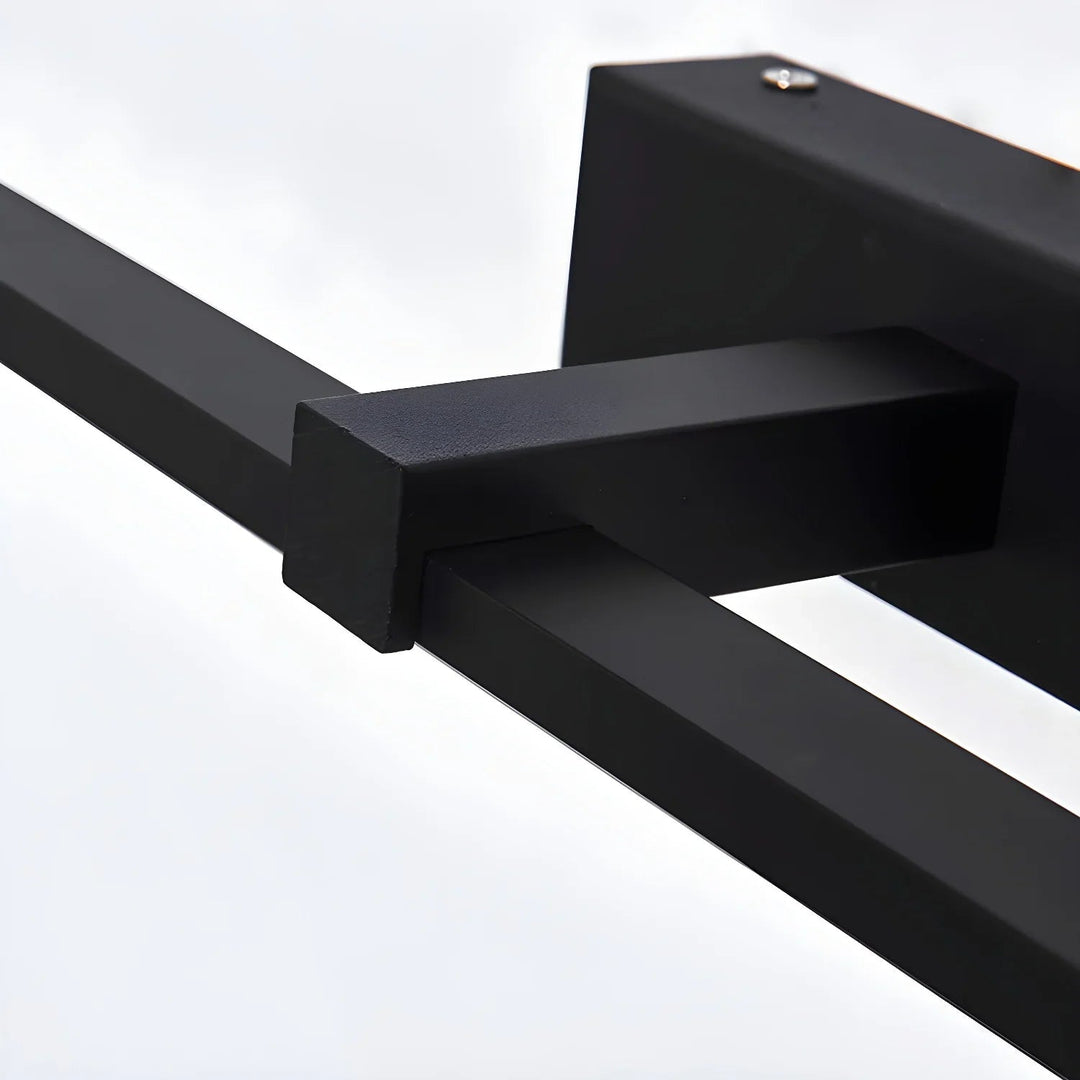 Adjustable color linear LED wall fixture, ideal for modern bathroom vanity lighting.