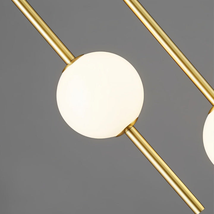 Minimalist modern Nordic LED pendant lamp, black with brass elements, elevates any interior decor.