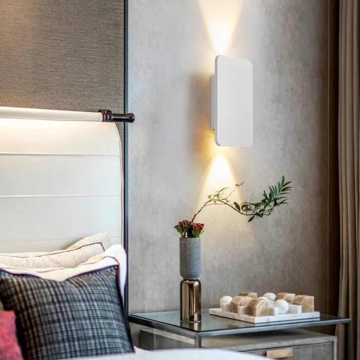 Modern decorative wall lamp, rectangular LED, stylish touch to any room.