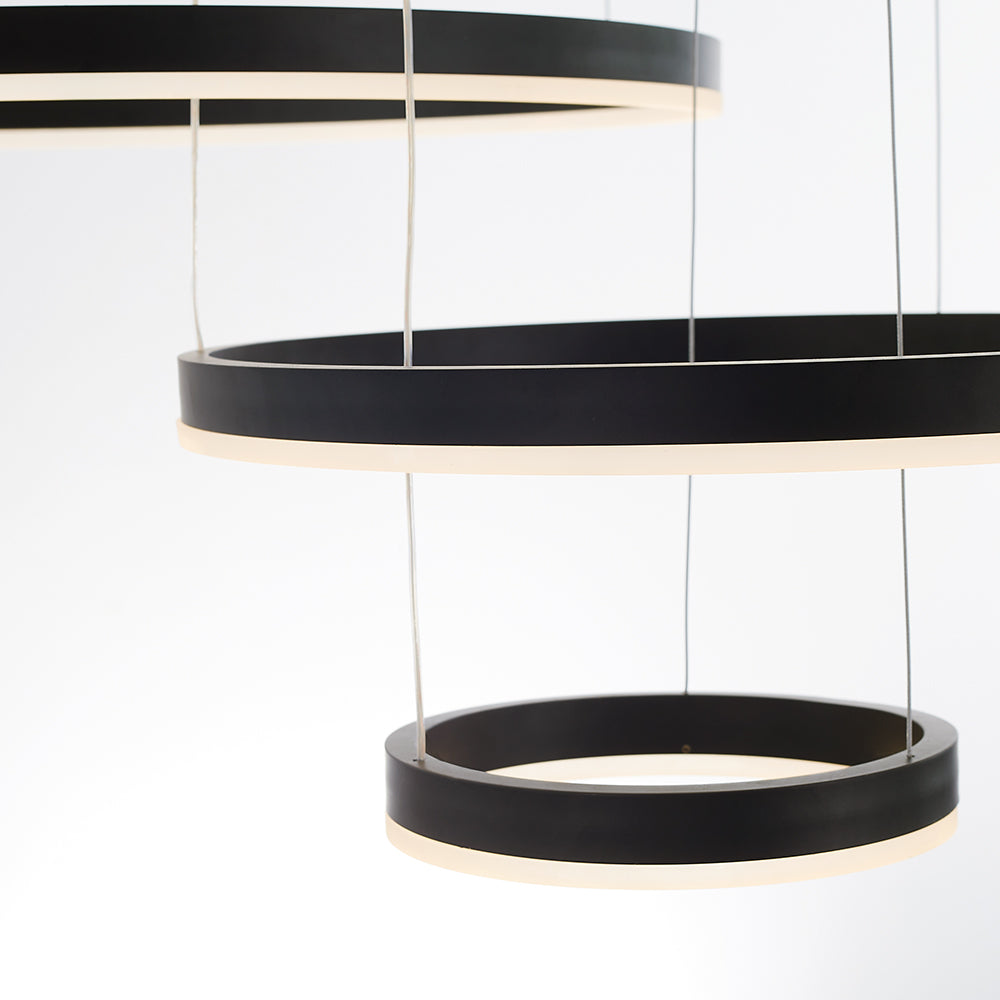Designer contemporary ring light, a touch of luxury.