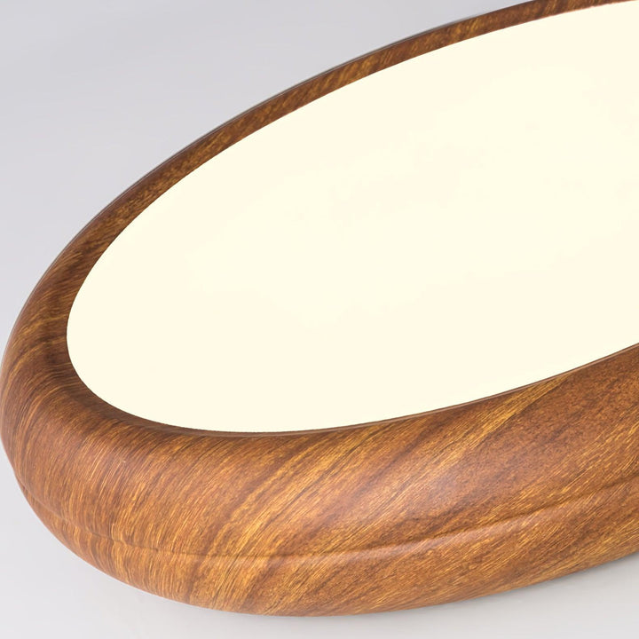 Dimmable LED round flush mount for bedrooms, modern style, warm to cold light.