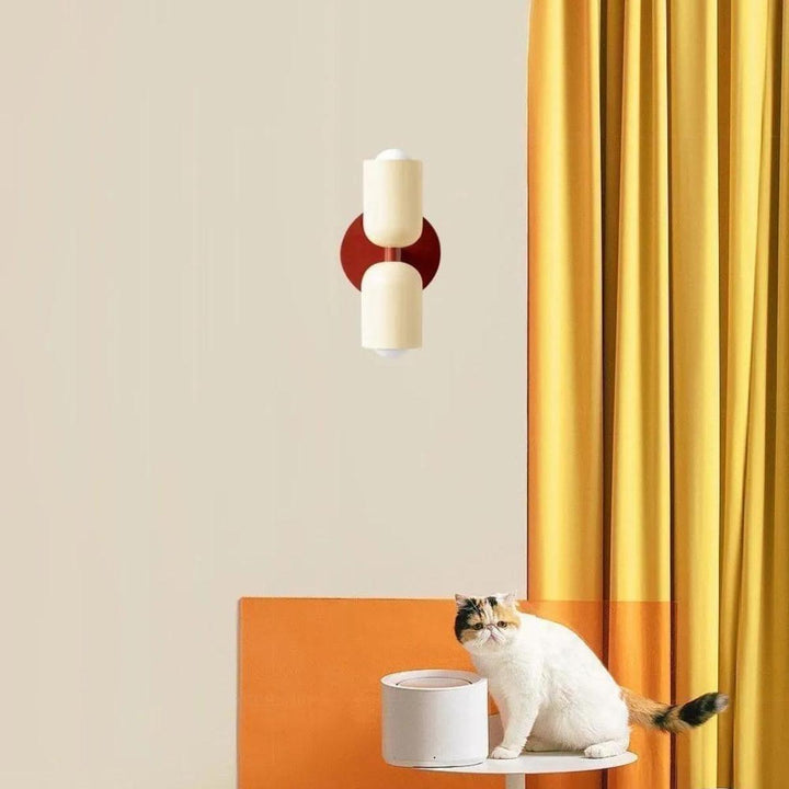 Experience ambient mood lighting with this modern accent wall lamp.