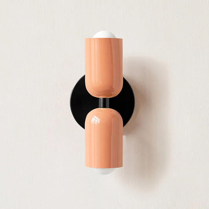 Stylish decorative lamp with a unique double light Scandinavian design.